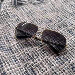 Tory Burch Gold Aviators